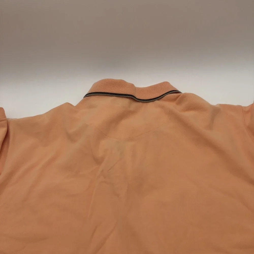 Munsingwear Mens Polo Shirt Orange Creamsicle Color Size‎ Large Chest Pocket